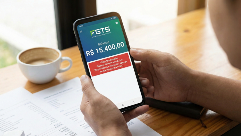 Saque aniversário pode travar seu FGTS