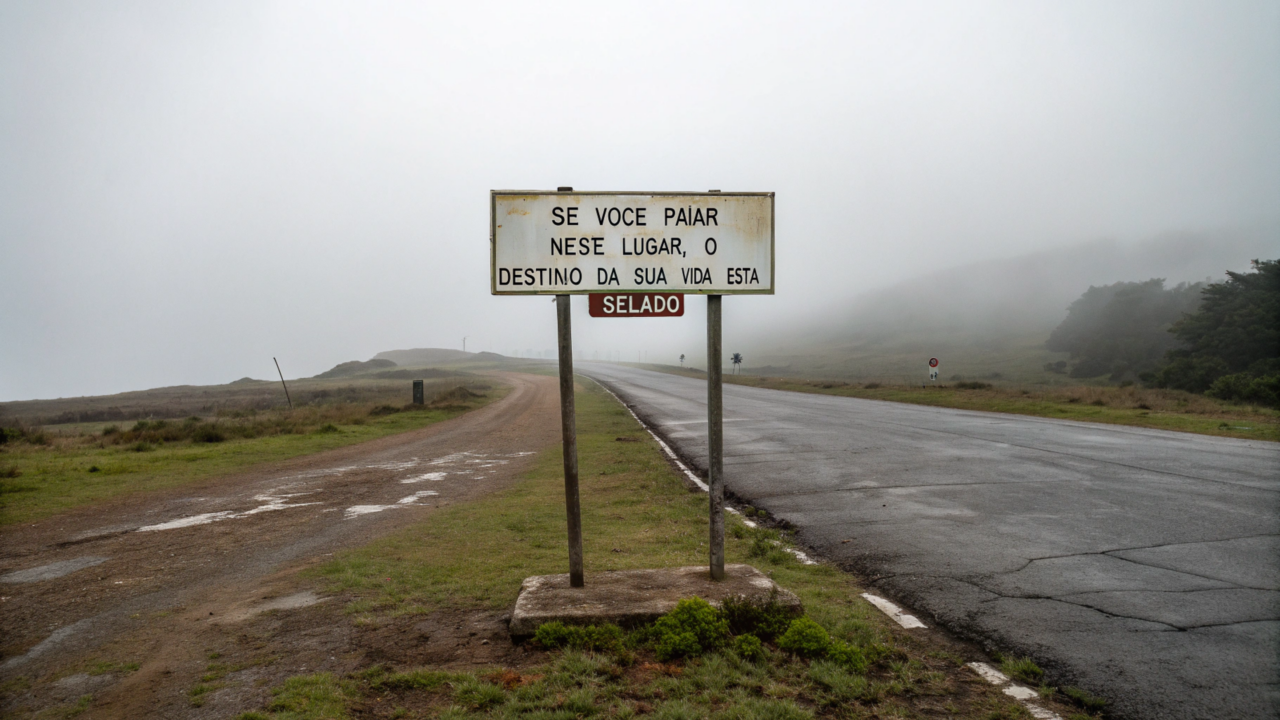 Se você parar neste lugar, o destino da sua vida está selado