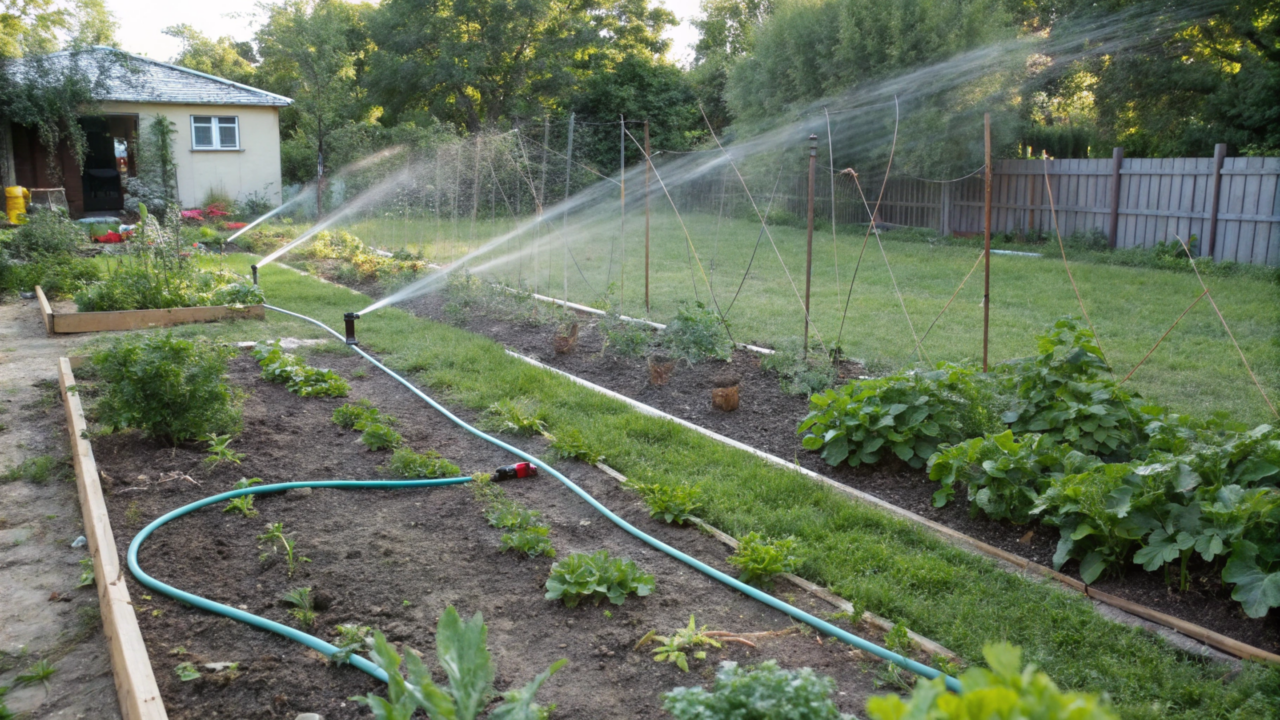 Sistema simples de irrigação mantém sua horta saudável e reduz esforço no dia a dia