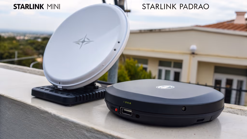 Starlink Mini ou Starlink Padrão, qual é a melhor para você?