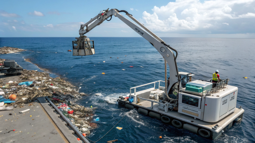 A tecnologia que limpa o Oceano Pacífico e transforma lixo em ouro