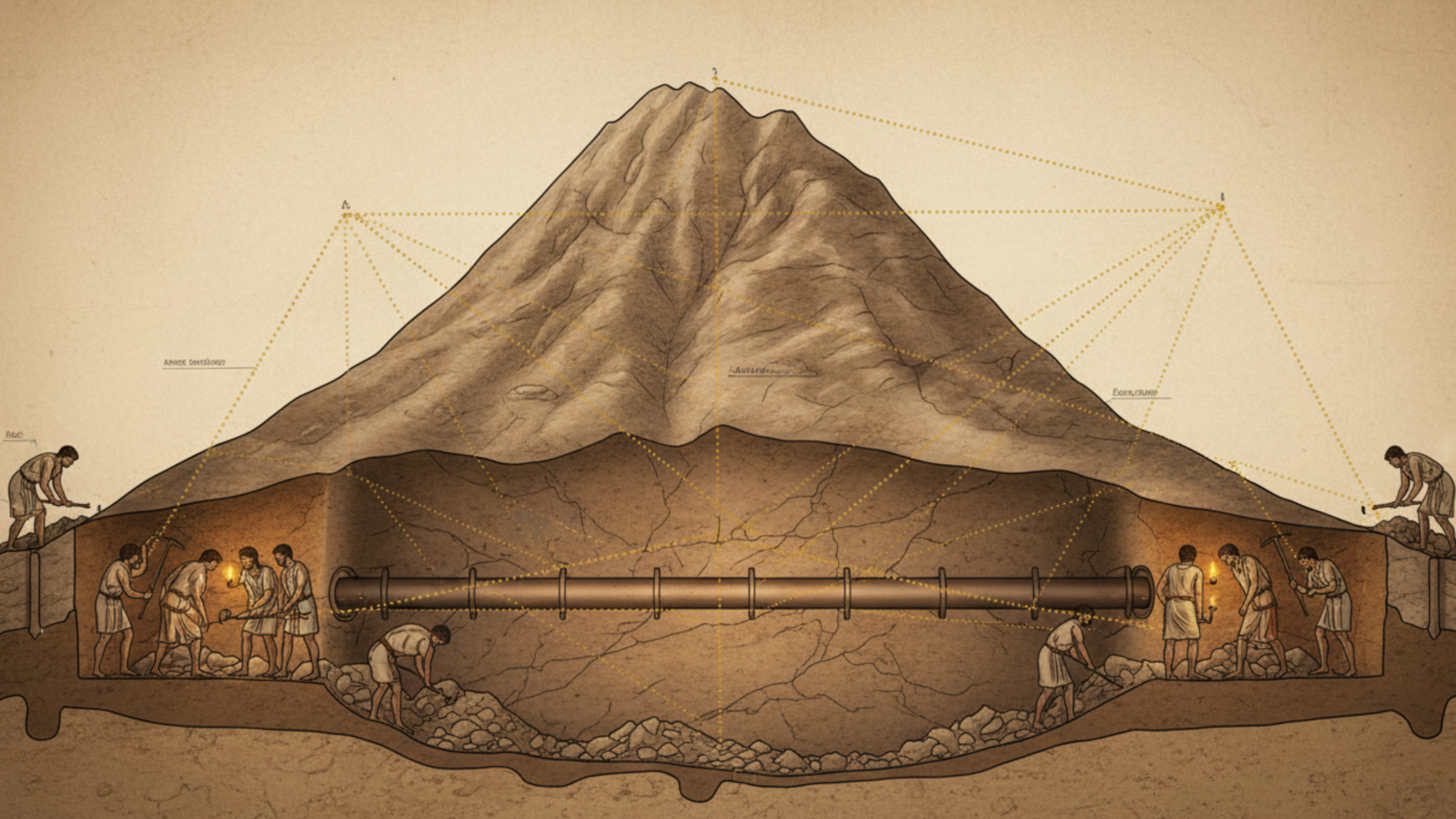 O incrível Túnel de Eupalinos, a obra de engenharia de 1500 anos