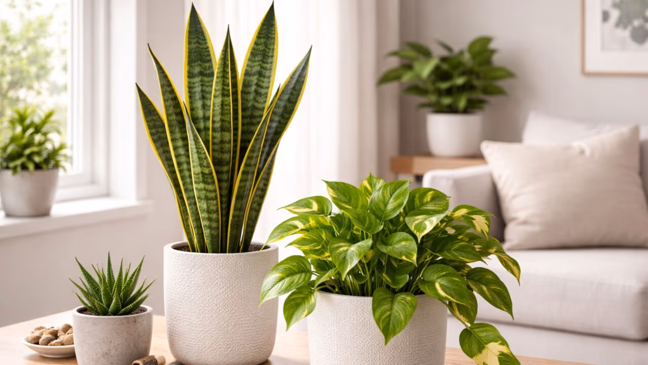 7 plantas para apartamento fáceis de cuidar que se adaptam bem a ambientes internos