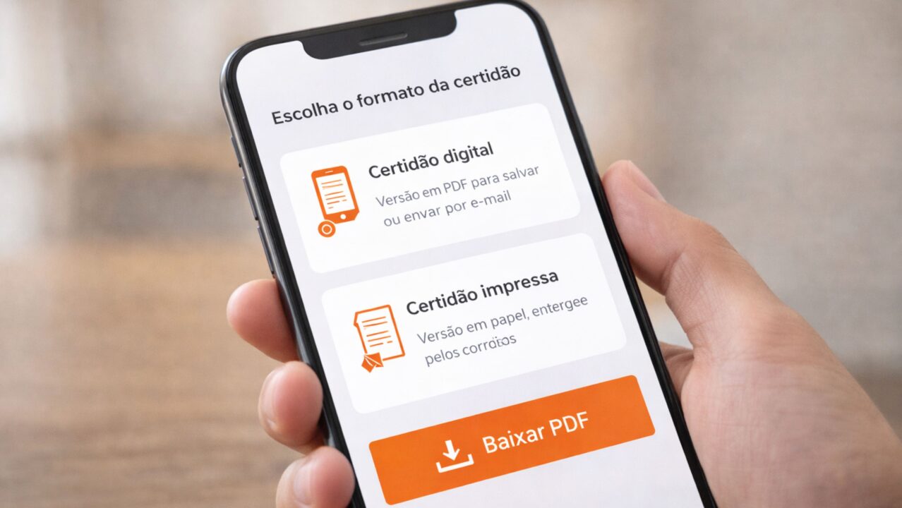 Como tirar a segunda via da certidão de nascimento em 2026 pelo celular com passo a passo simples