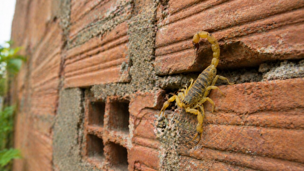 O esconderijo invisível em muros inacabados que atrai escorpiões perigosos dentro de casa