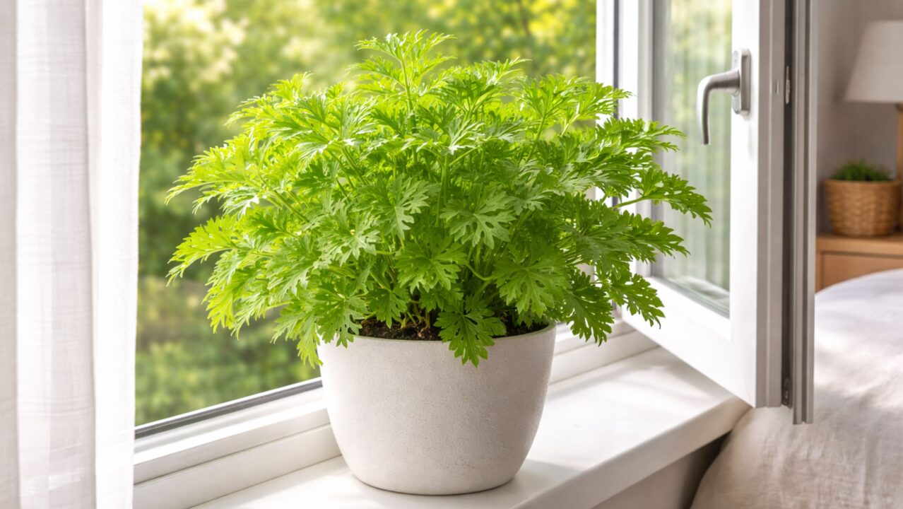Coloque esta planta que espanta pernilongos na janela e mantenha seu quarto mais protegido