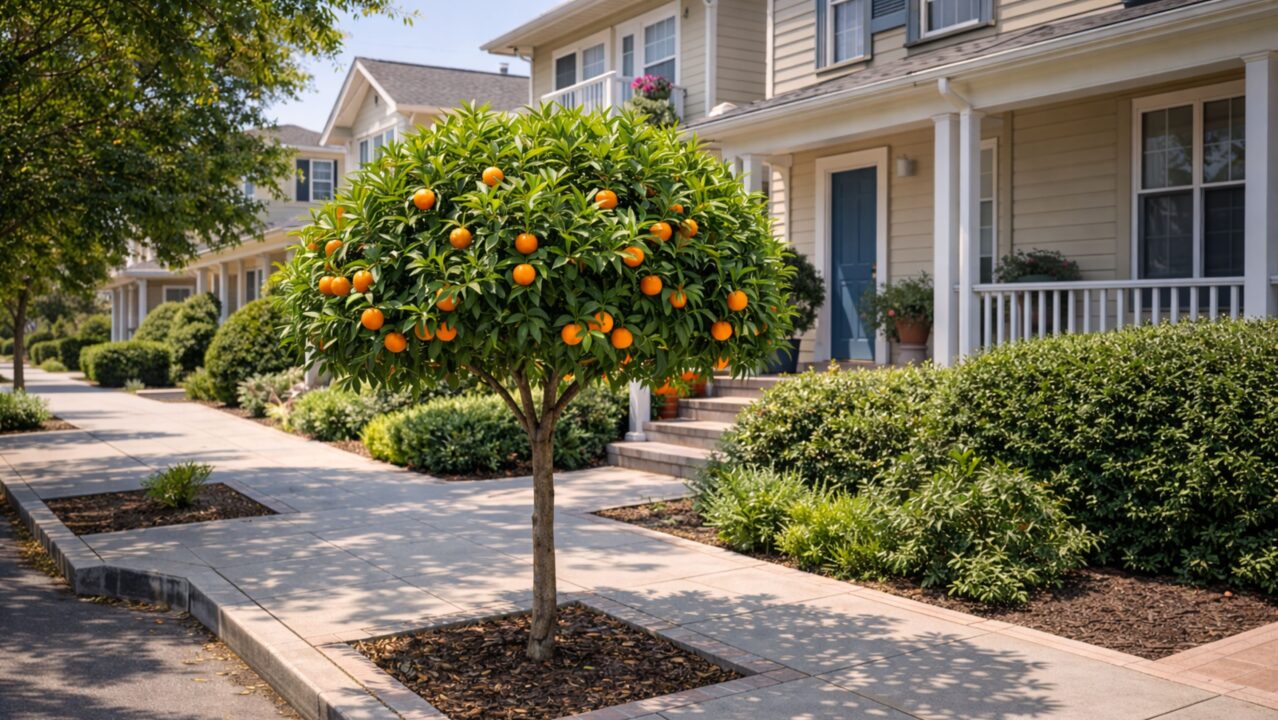 Top 6 frutíferas para calçada que são fáceis de cuidar e ideais para áreas externas