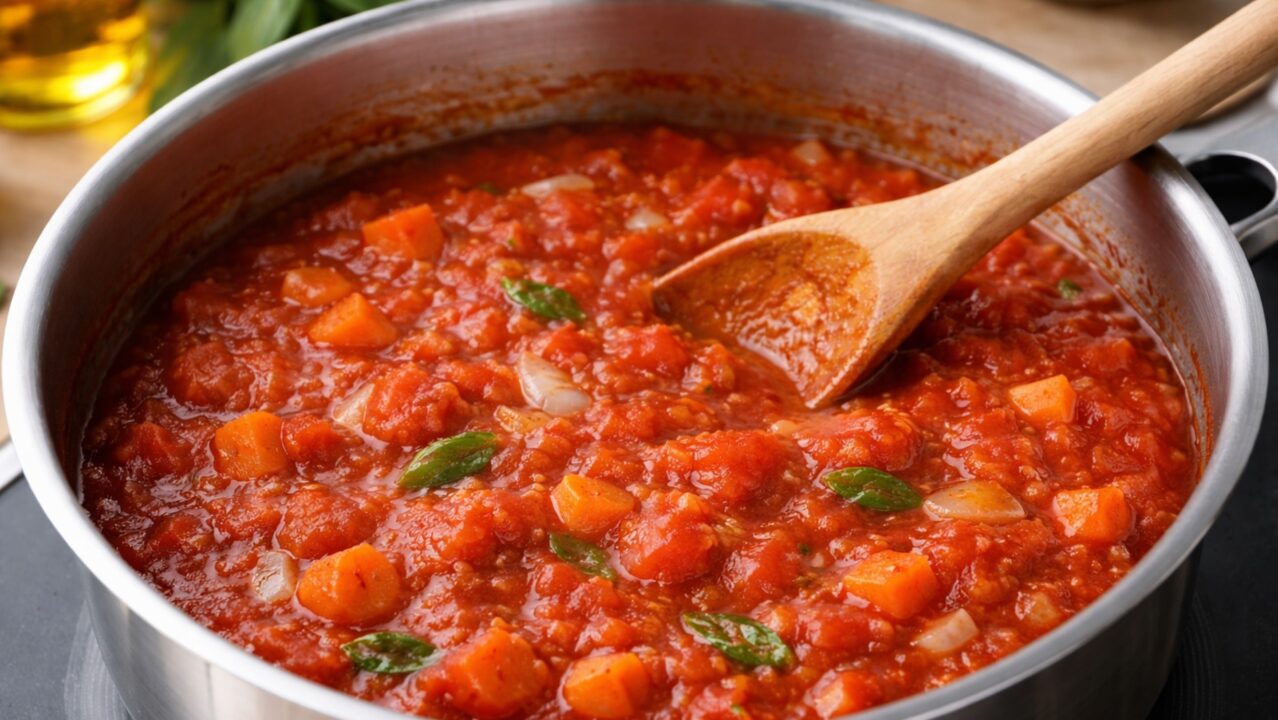 Colocar açúcar no molho de tomate, por que recomendam e para que serve