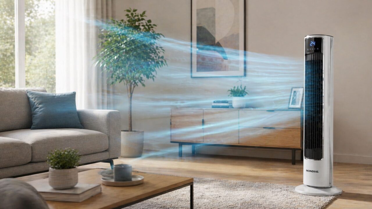5 melhores ventiladores de torre 2026 que estão se destacando pelo desempenho e conforto no dia a dia