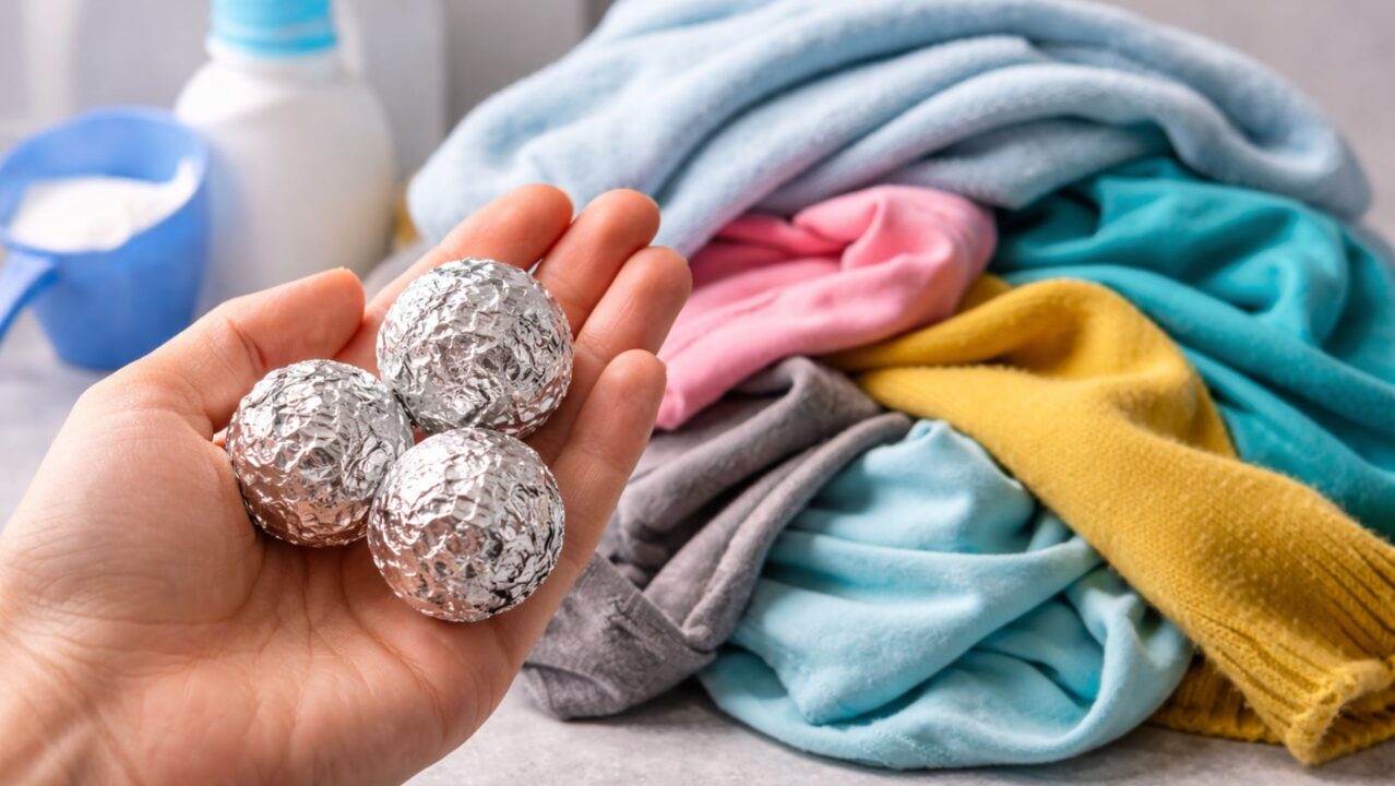 Colocar papel alumínio na máquina de lavar por que recomendam e qual o efeito nas roupas