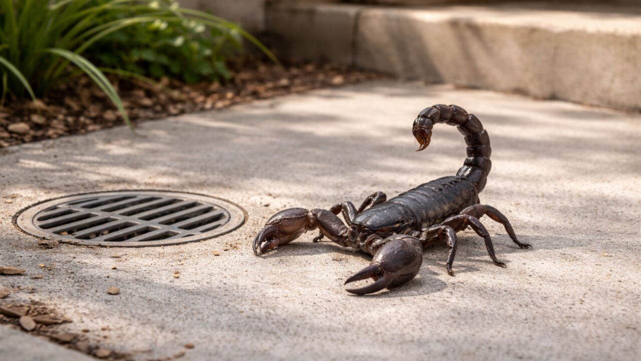 Escorpiões no quintal? Veja como identificar sinais e eliminar focos antes que o problema aumente