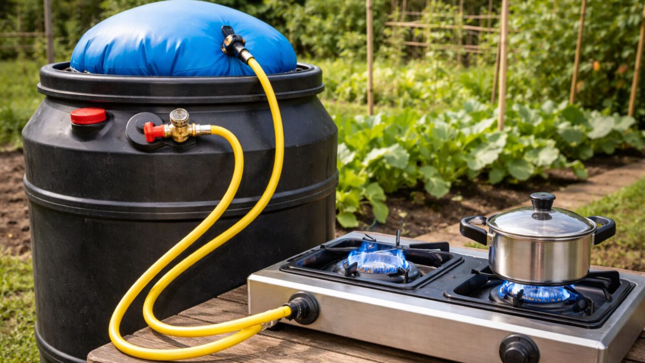 O biodigestor caseiro que transforma restos de comida em gás de cozinha gratuito e pode mudar sua rotina