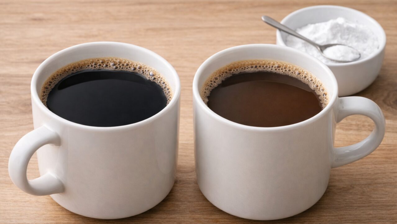 Por que você deve adicionar bicarbonato de sódio ao café e o que acontece com a bebida