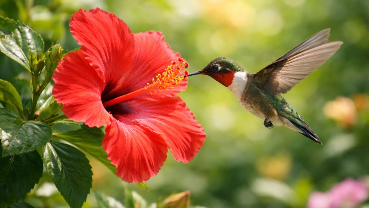 5 plantas para atrair beija-flores e borboletas o ano inteiro e deixar seu espaço sempre cheio de vida