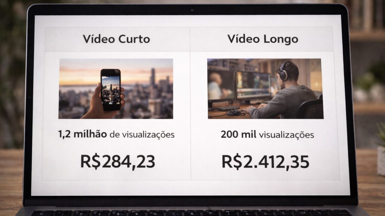 Quanto o YouTube paga em 2026 e por que os valores podem variar muito mais do que você imagina