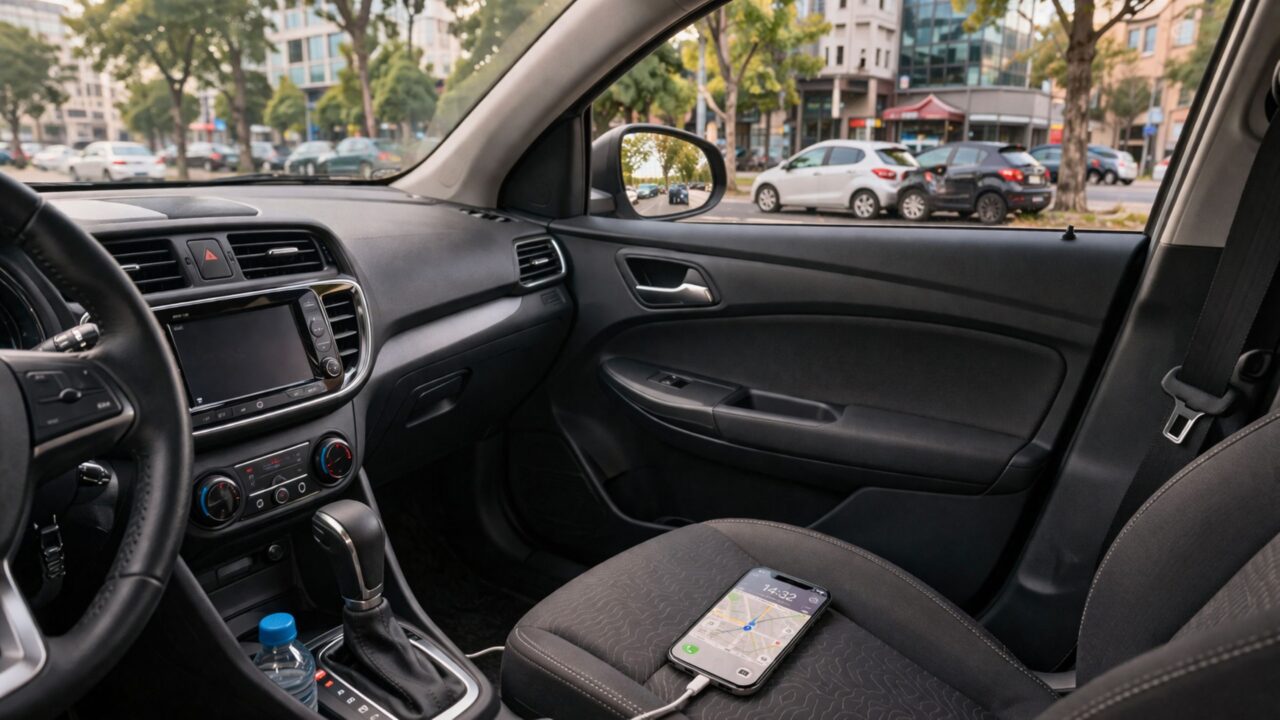 Por que não se deve deixar o celular visível no carro e o risco que isso pode trazer sem você perceber