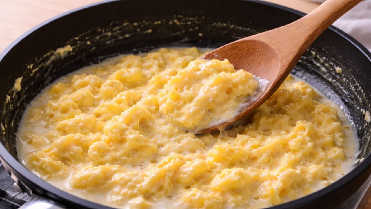 Colocar leite ao fritar ovos, por que esse truque simples pode deixar o ovo mais macio e saboroso
