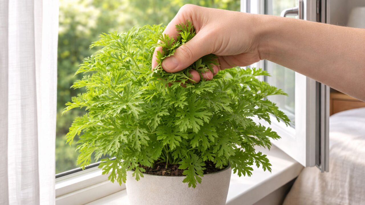 Coloque esta planta que espanta pernilongos na janela e mantenha seu quarto mais protegido
