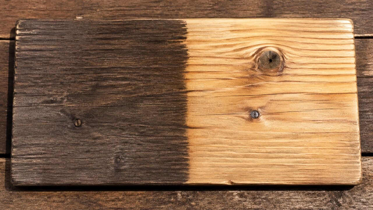 O produto de farmácia que clareia madeira velha e restaura móveis antigos sem precisar lixar