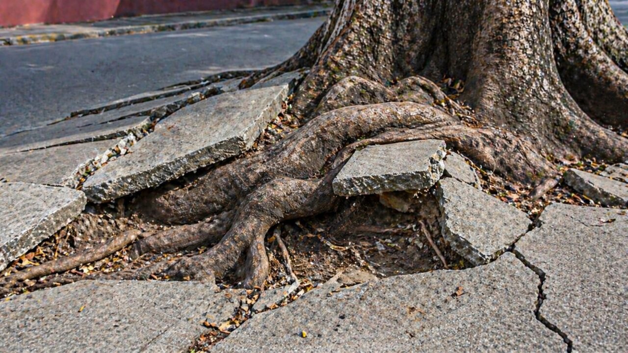 Como identificar se a raiz de figueira do vizinho está perfurando o encanamento de esgoto