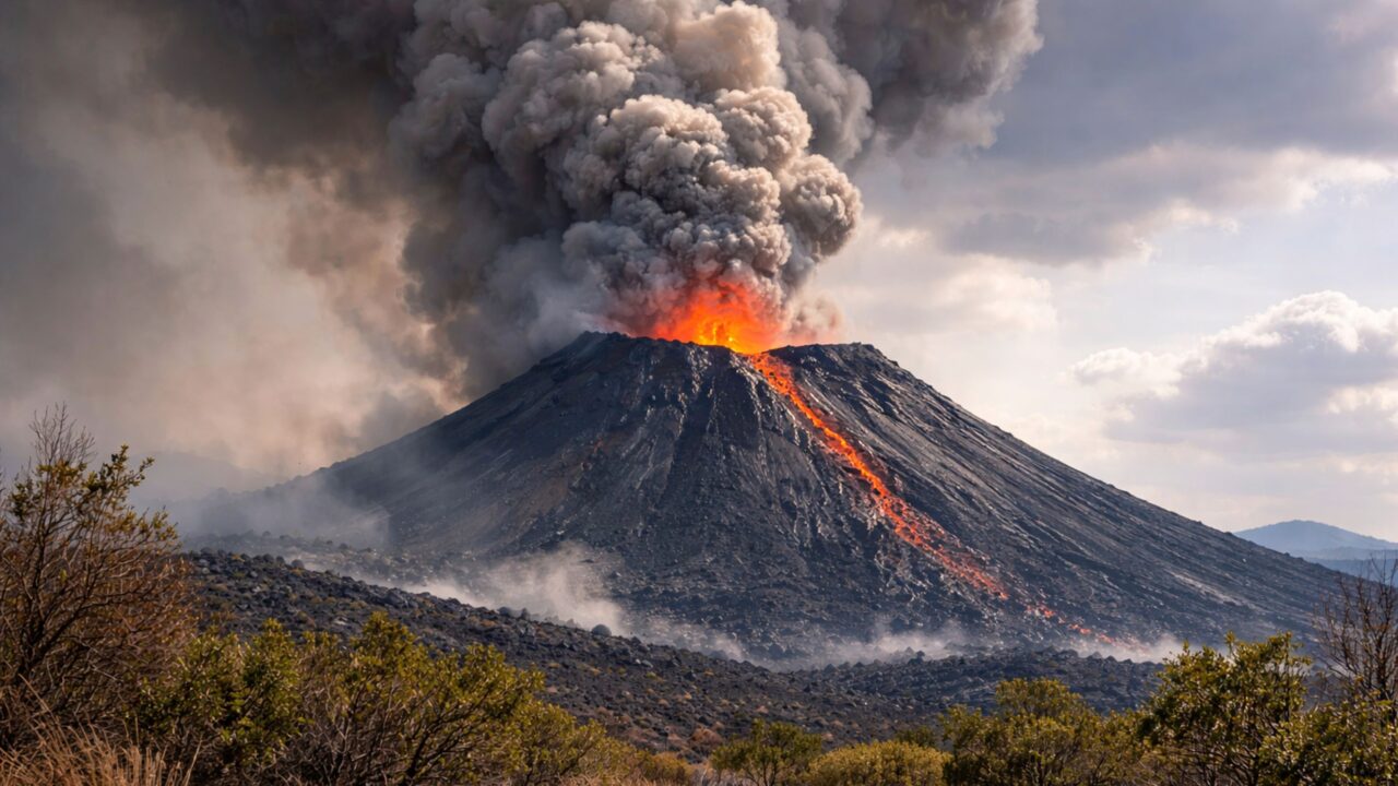 Esse vulcão pode entrar em erupção a qualquer momento e especialistas estão em alerta
