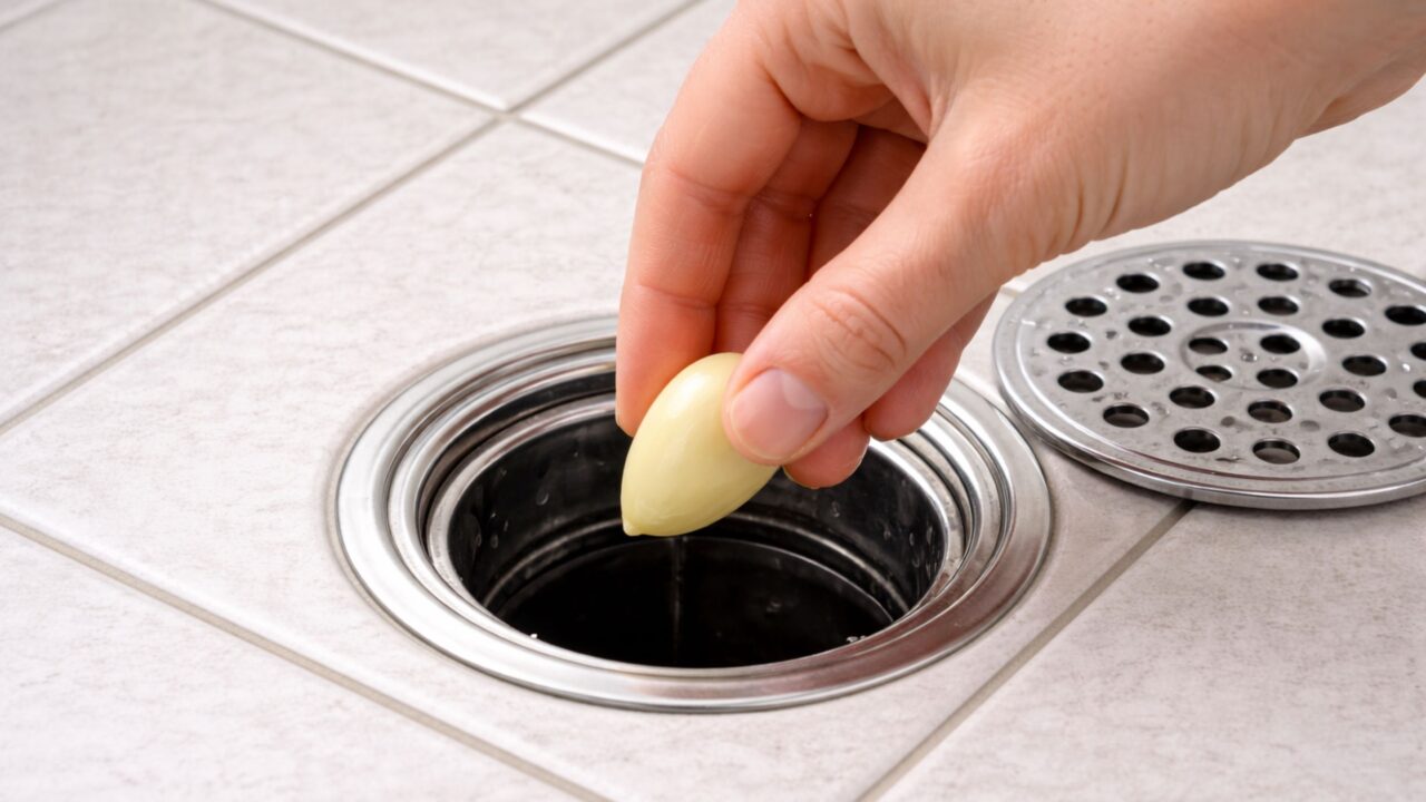 Coloque este ingrediente no ralo contra baratas e veja como elas podem sumir de vez do seu banheiro