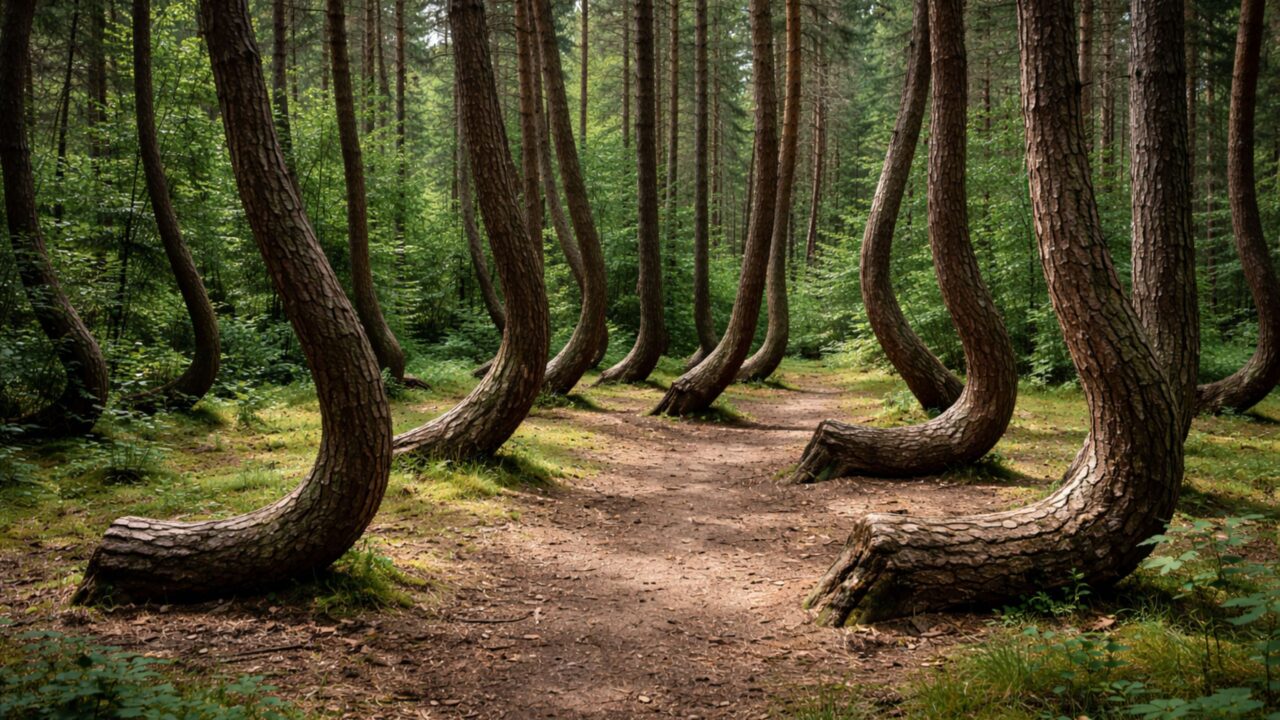 Cientistas não conseguem explicar o fenômeno desta floresta misteriosa que intriga pesquisadores