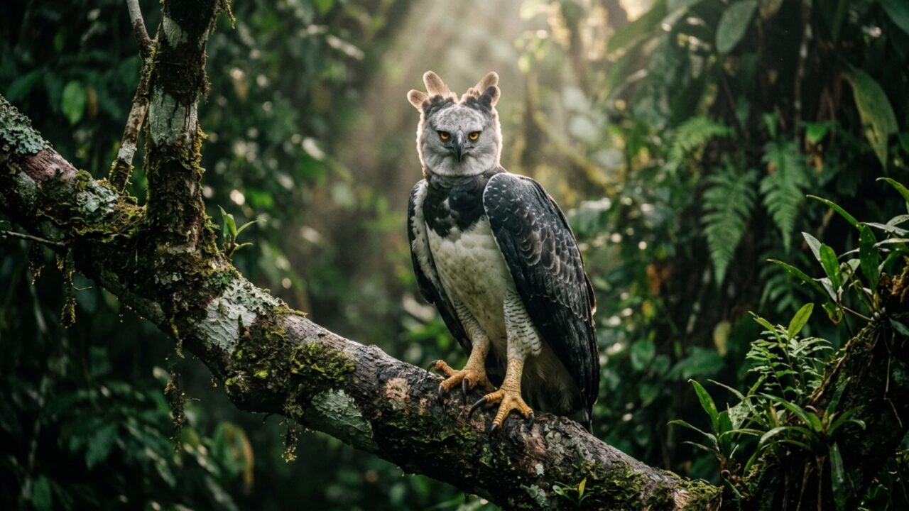 A águia gigante das matas brasileiras capaz de caçar mamíferos pesados e carregar nas garras