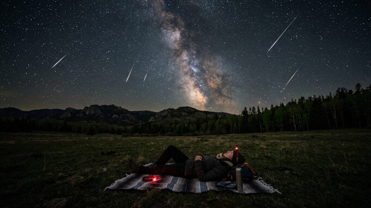 Não perca a chuva de meteoros Líridas em Abril