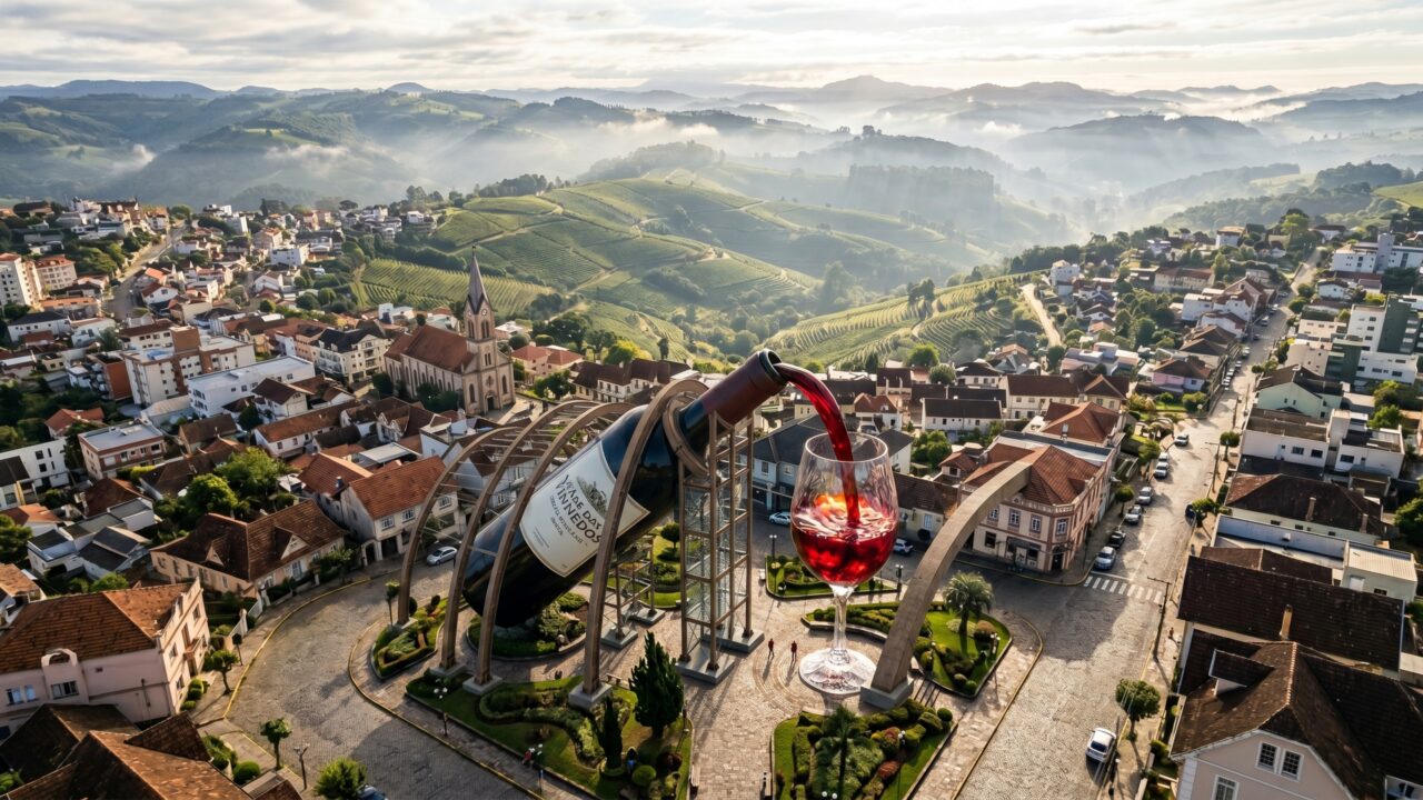 A Capital Brasileira da Uva e do Vinho tem 1,5 milhão de turistas: a cidade que abriga a única Denominação de Origem de vinhos do Brasil