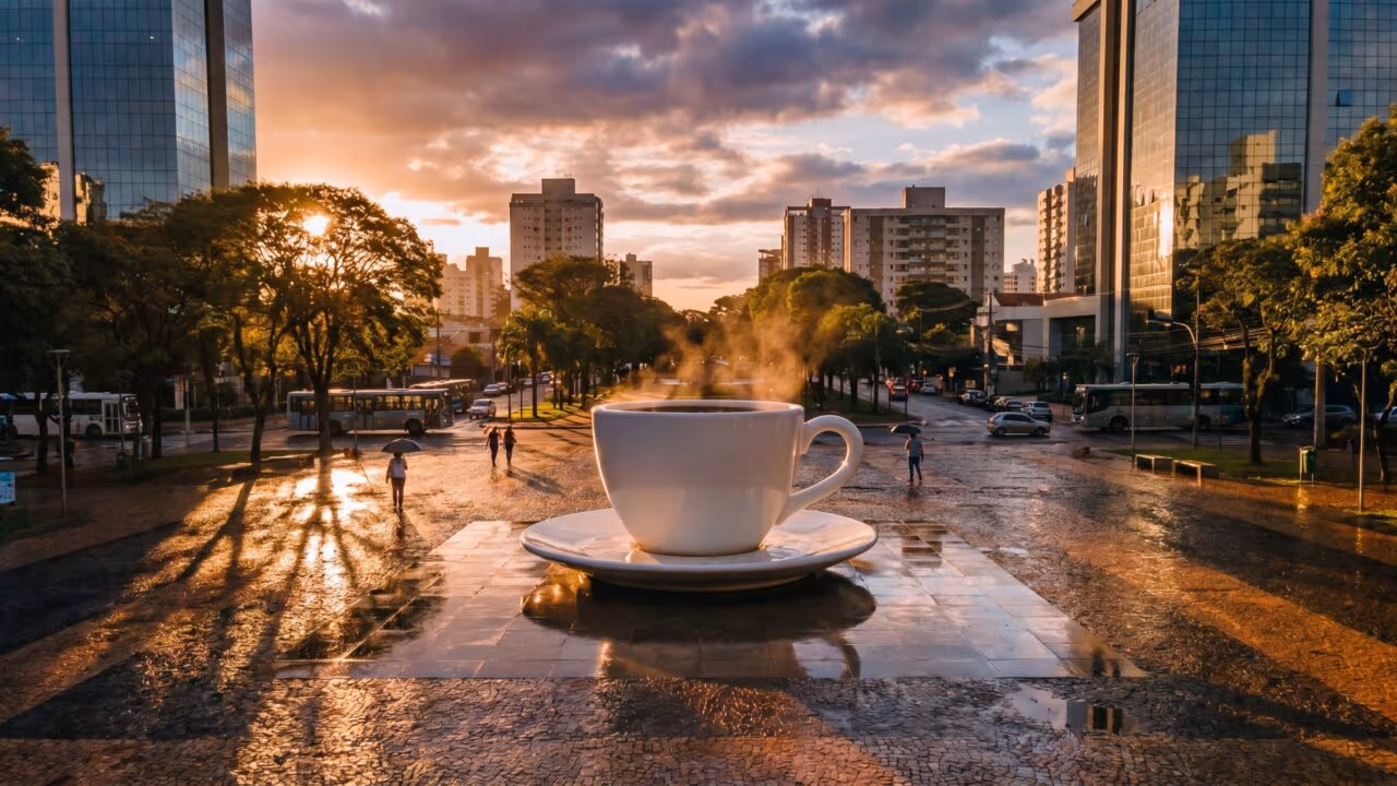 Cidade do interior paranaense que já respondeu por 51% do café do mundo inteiro e hoje é a maior metrópole regional do Sul fora das capitais