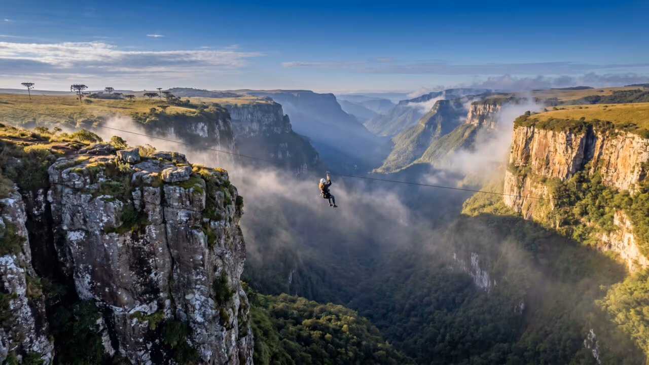 A 1.020 metros de altitude essa cidade gaúcha tem o maior conjunto de cânions da América Latina e a tirolesa mais alta das Américas