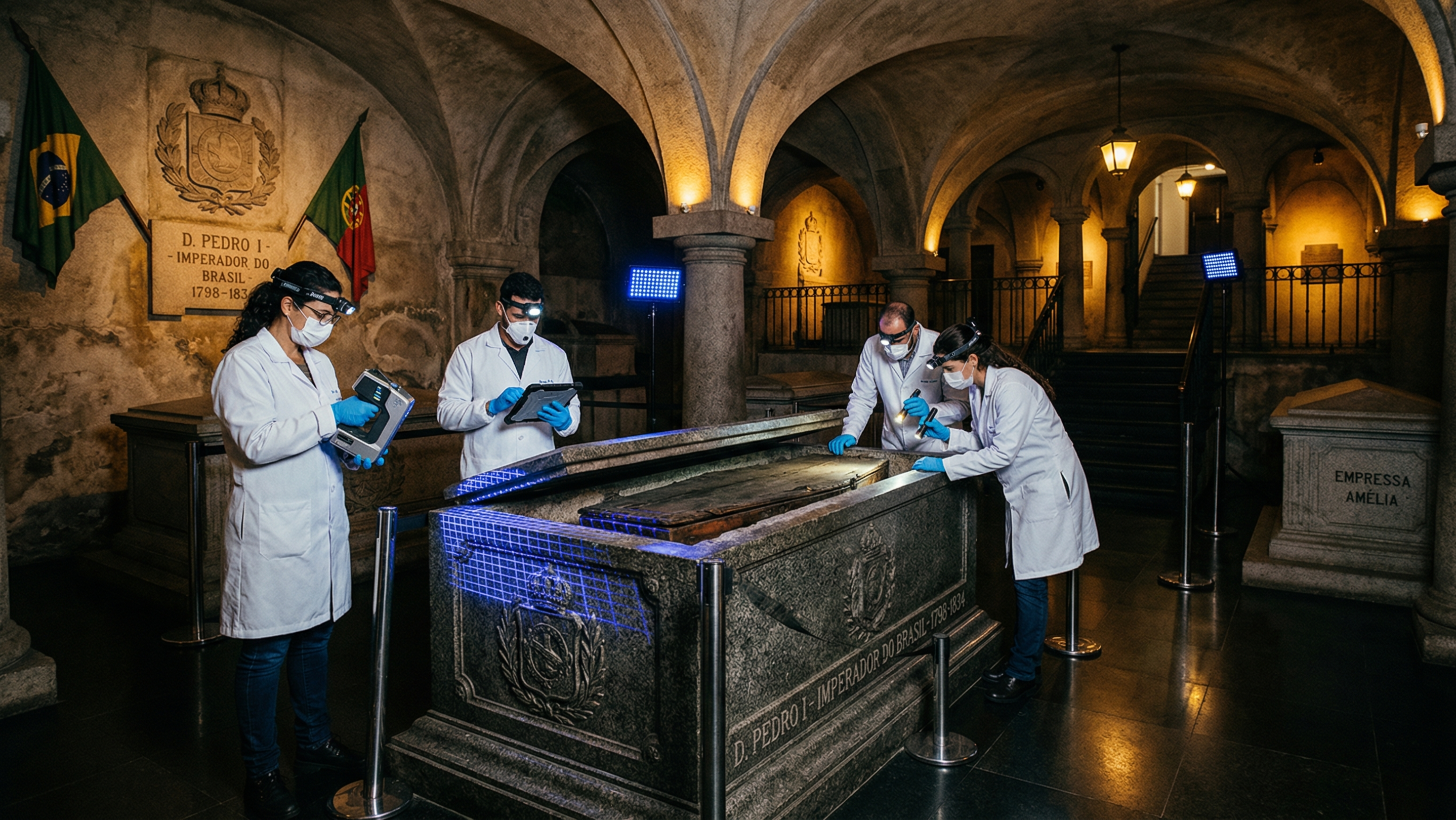 O que encontraram quando abriram o caixão de D. Pedro I que vai te deixar completamente chocado