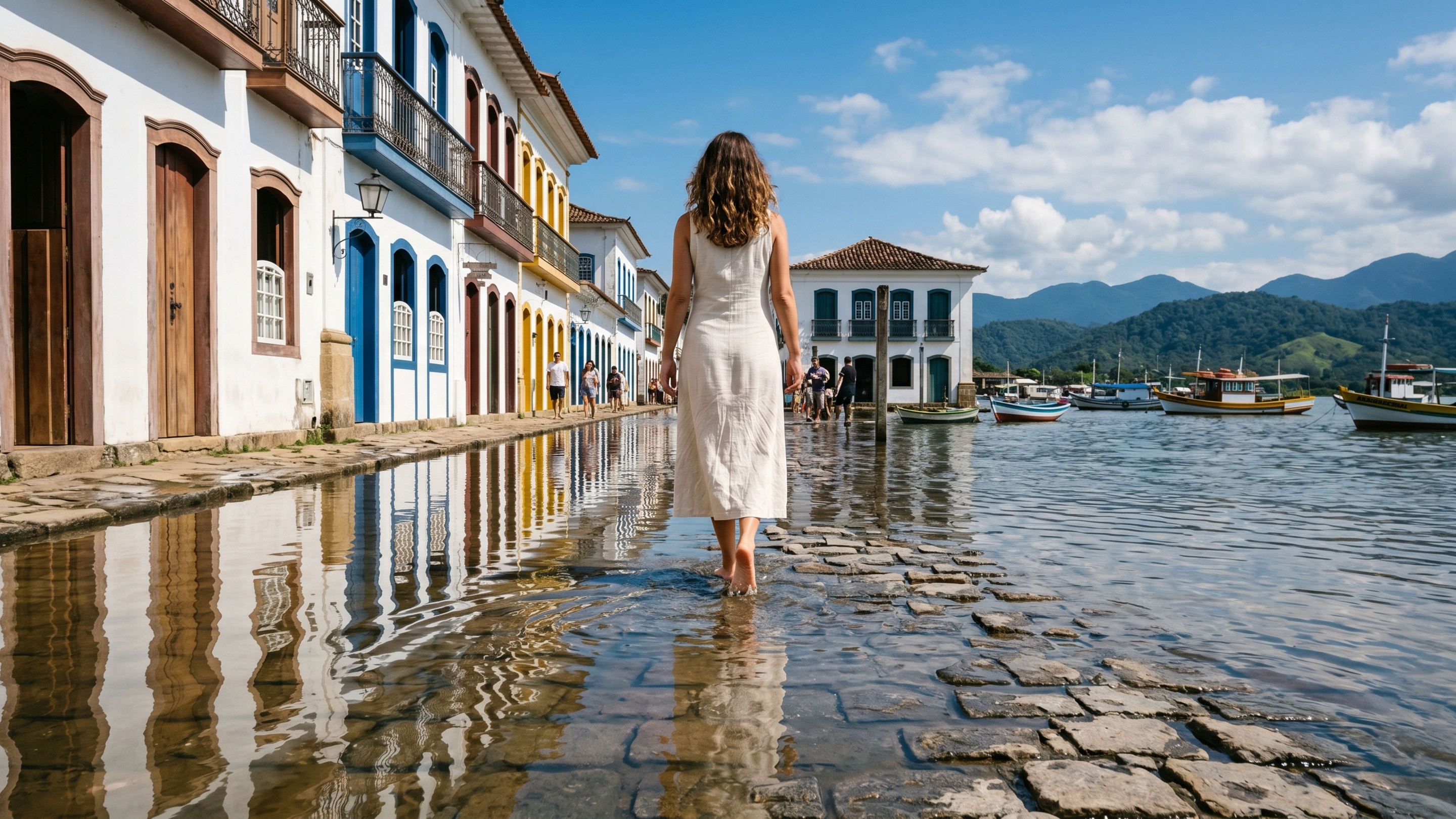 Forbes elegeu a única vila brasileira entre as 50 mais bonitas do mundo: a cidade com 65 ilhas e ruas de pedra que o mar invade há 3 séculos