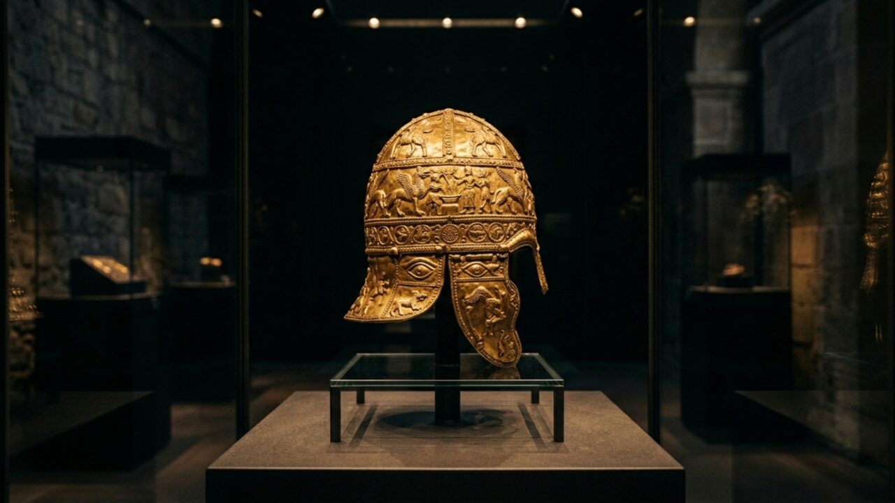 Capacete de ouro lendário é recuperado através de cooperação internacional
