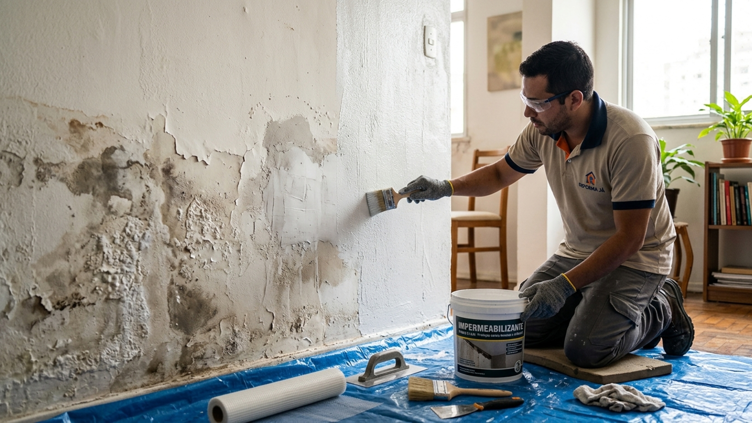 Como resolver infiltração no rodapé da sua parede sem precisar quebrar tudo