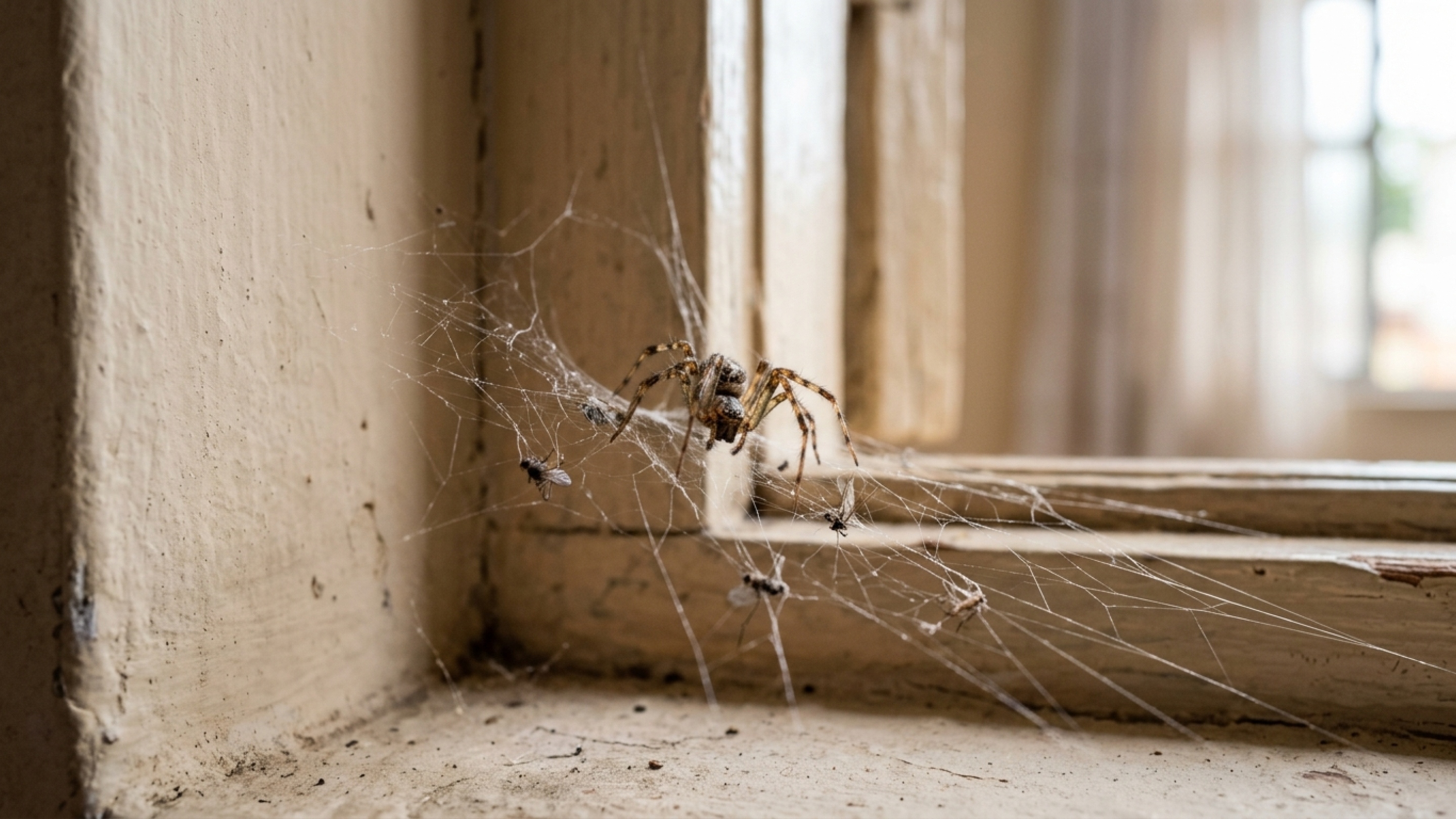 Insetos perigosos ou aliados? Biólogos explicam o papel das aranhas dentro de casa