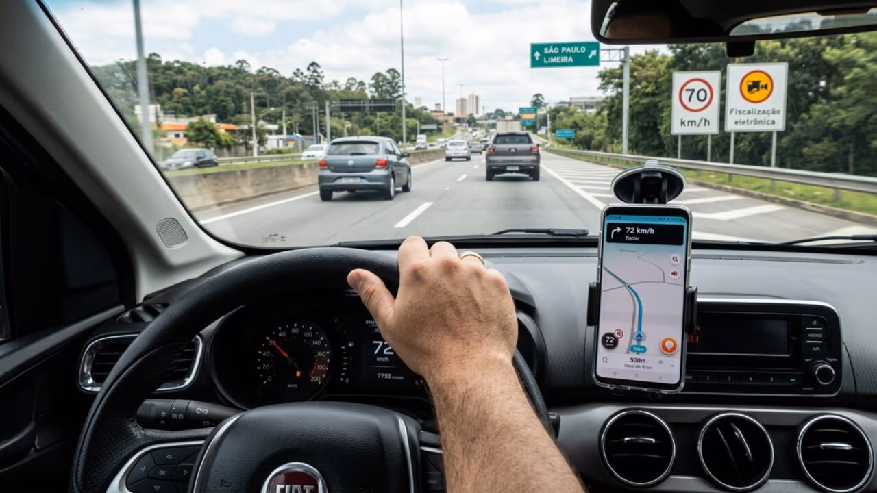 O que diz a lei sobre o uso de apps para evitar radares de trâsito?