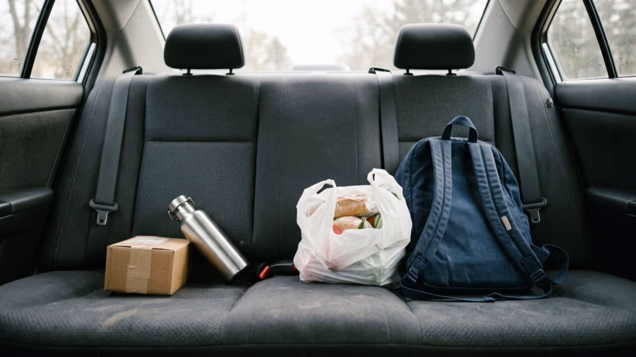 Motoristas que transportam objetos soltos dentro do carro precisam conhecer o art. 252 do CTB