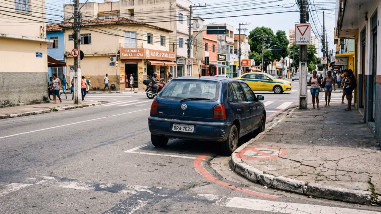 Motoristas que estacionam muito próximos à curva precisam conhecer o art. 181 do CTB