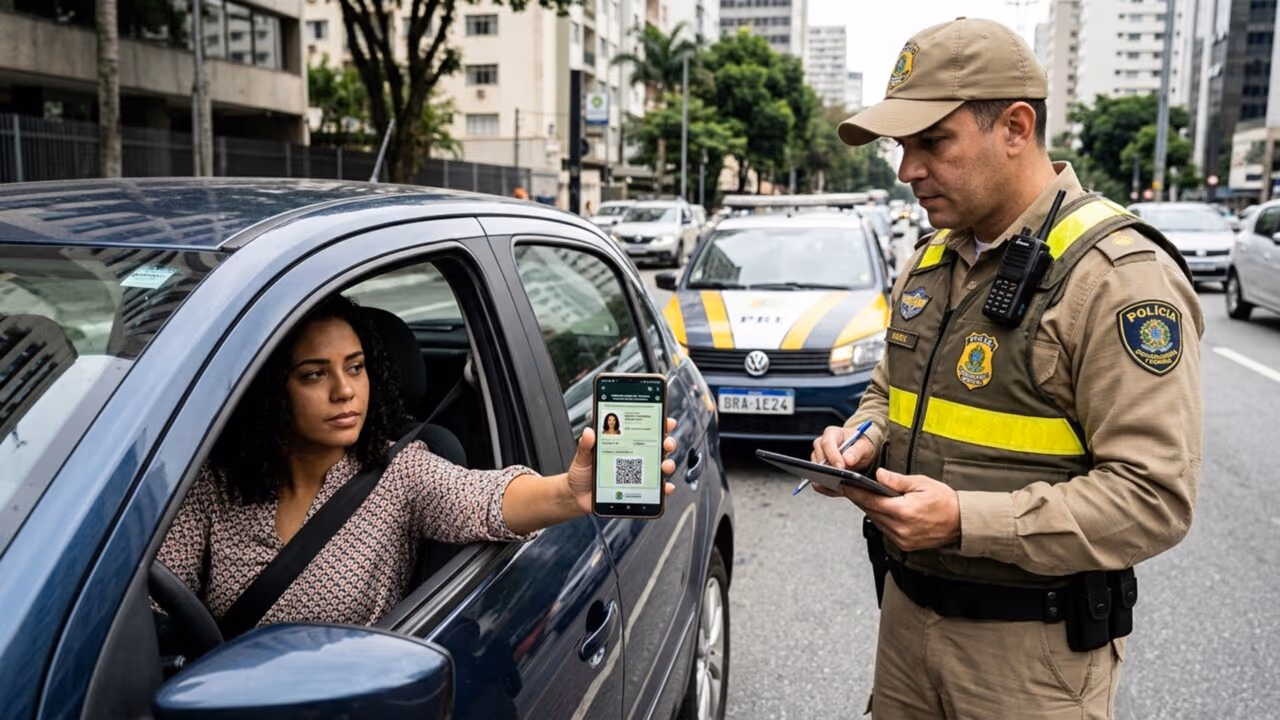 Sem internet ou bateria, a CNH digital ainda é válida? O que a lei prevê nesses casos