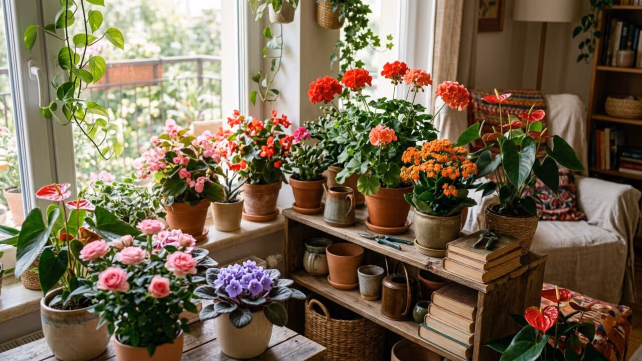 8 plantas que florescem o ano todo e estão deixando casas sempre coloridas sem esforço
