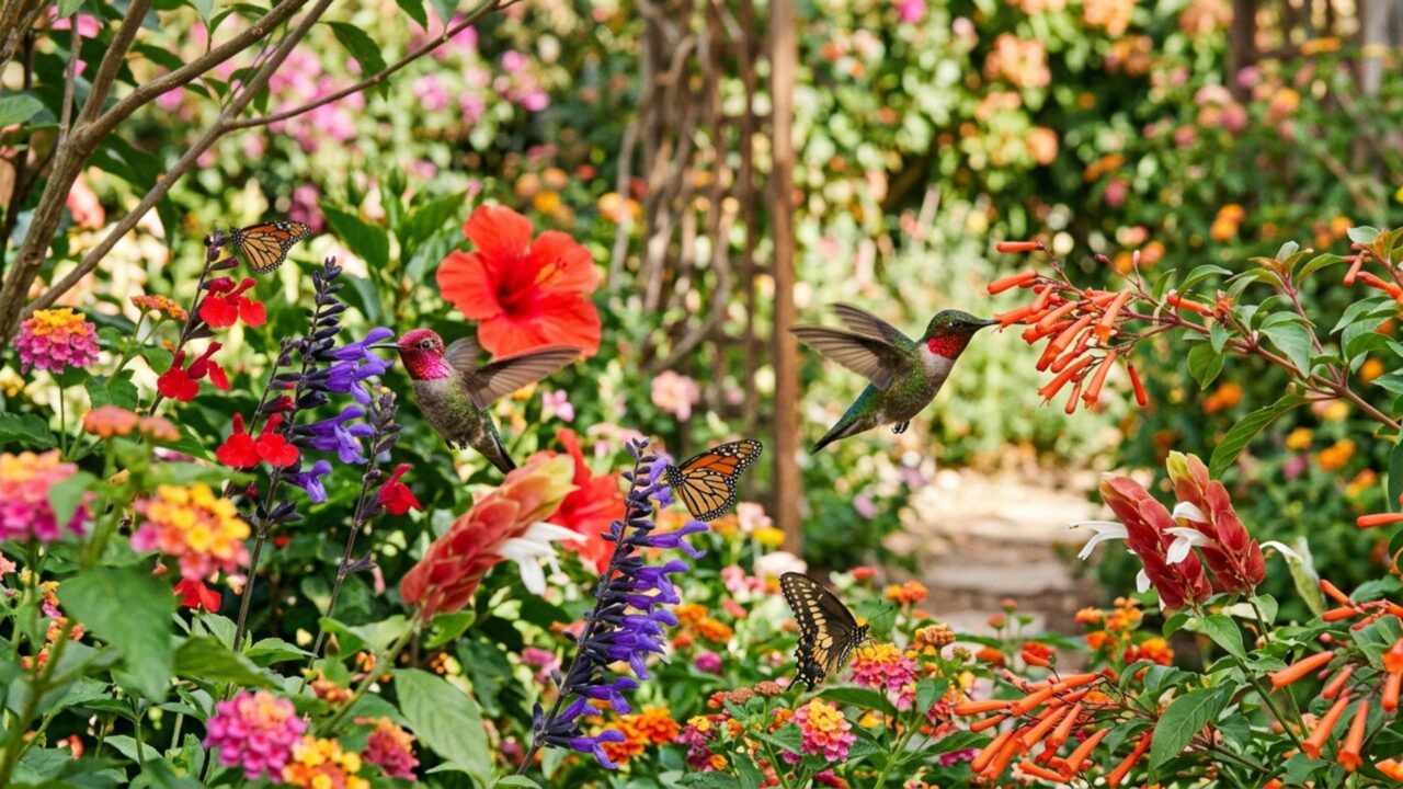 5 plantas para atrair beija-flores e borboletas o ano inteiro e deixar seu espaço sempre cheio de vida
