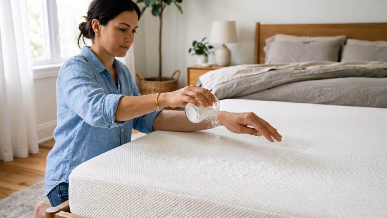Passar bicarbonato no colchão: para que serve e quando isso realmente funciona