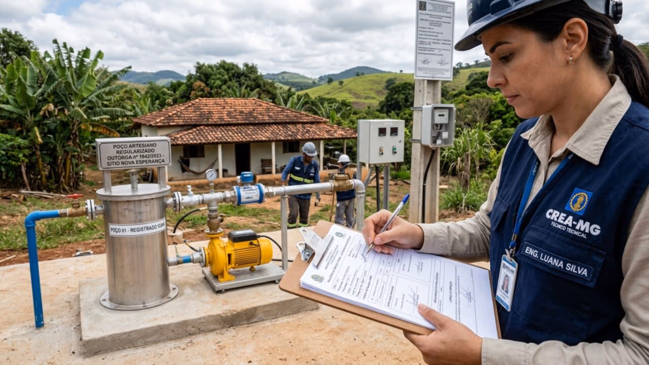 Como regularizar corretamente um poço artesiano no Brasil em 2026