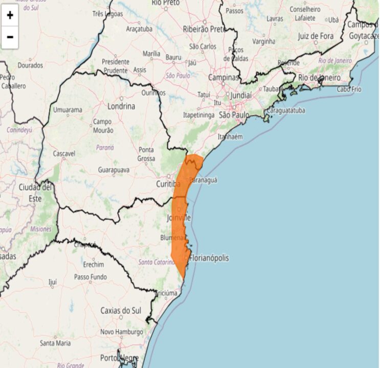Alerta Inmet para forte tempestade nos dias 06 e 07; veja as regiões