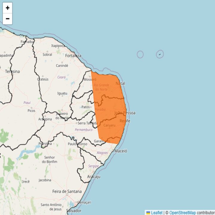 Alerta Inmet para fortes chuvas entre os dias 06 e 11, veja as regiões