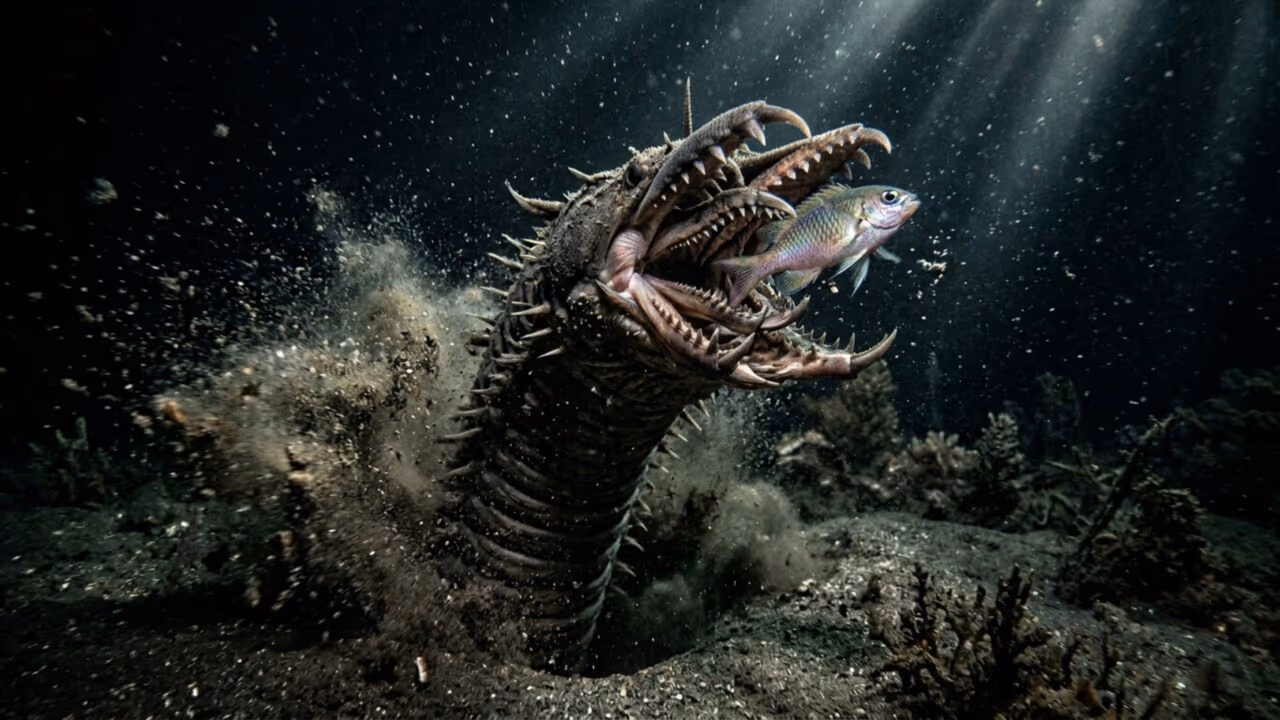 Mergulhador flagra uma caçada brutal e difícil de esquecer no fundo do mar