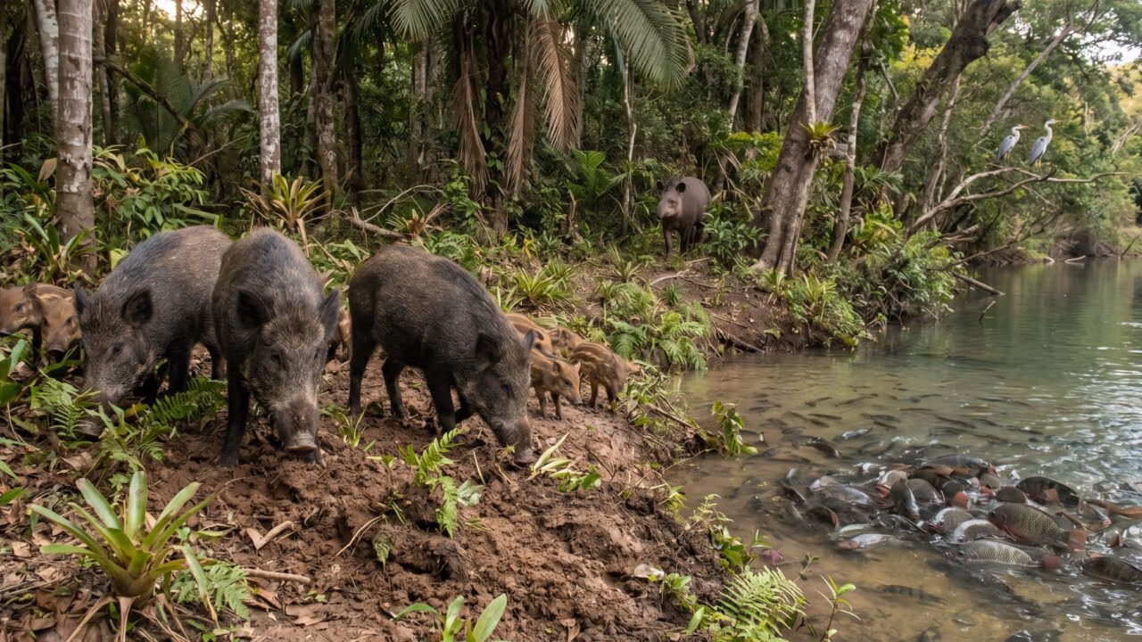 Espécies invasoras estão mudando a fauna nativa em silêncio e o impacto já vai muito além do javali