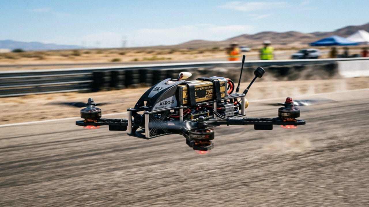 O drone feito em casa por pai e filho com uma impressora 3D que atingiu 650 km por hora e bateu o recorde mundial